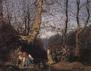 Ferdinand Georg Waldmuller Early Spring in the Vienna Woods oil painting picture wholesale